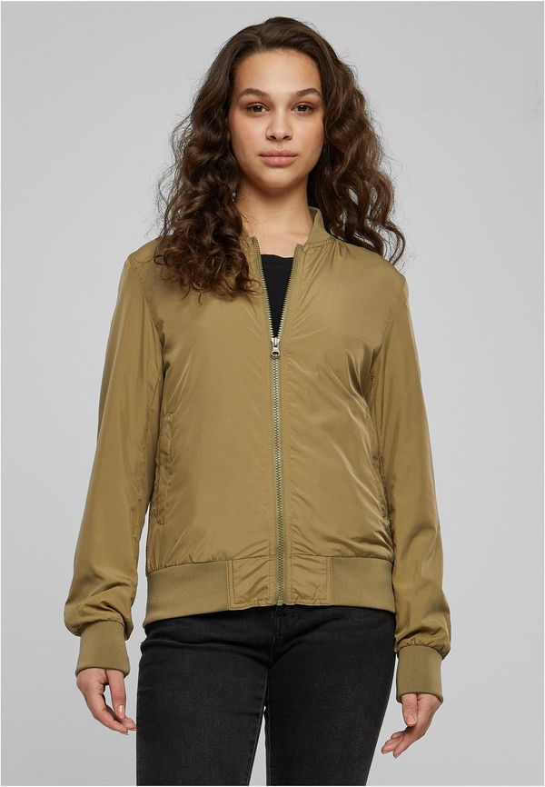 Urban Classics Women's Light Bomber jacket in khaki