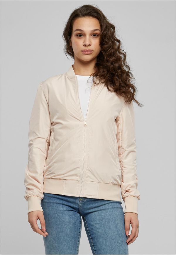 UC Ladies Women's Light Bomber Jacket Light Pink