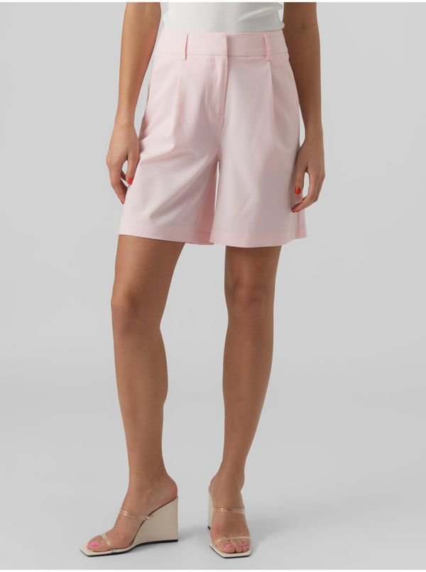 Vero Moda Women's light pink shorts VERO MODA Zelda - Women