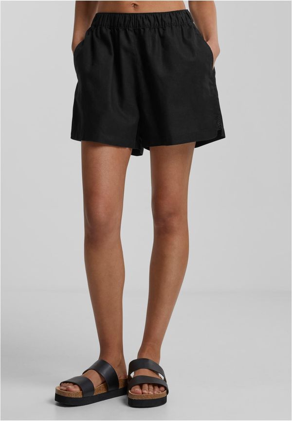UC Ladies Women's Linen Shorts Black