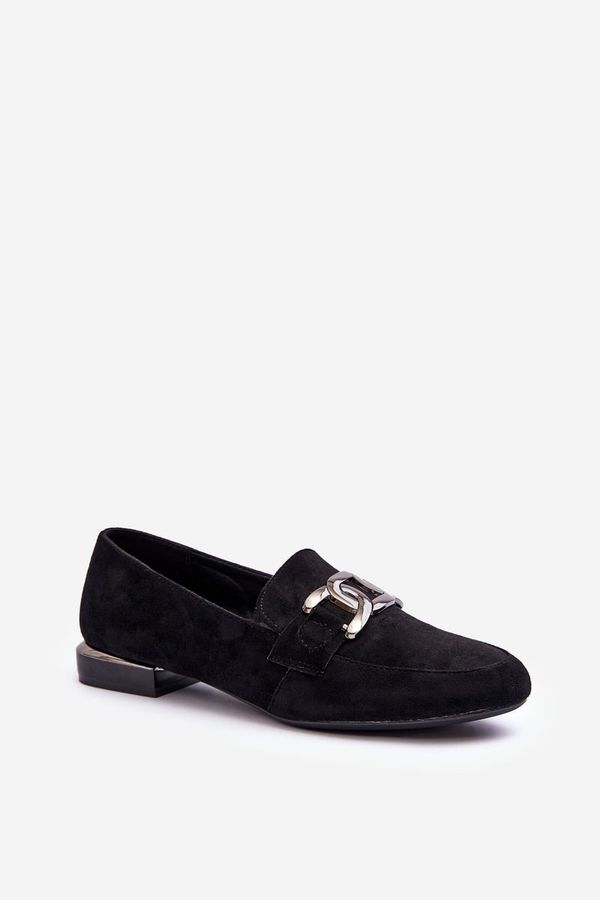 Kesi Women's loafers with decoration black Camilena