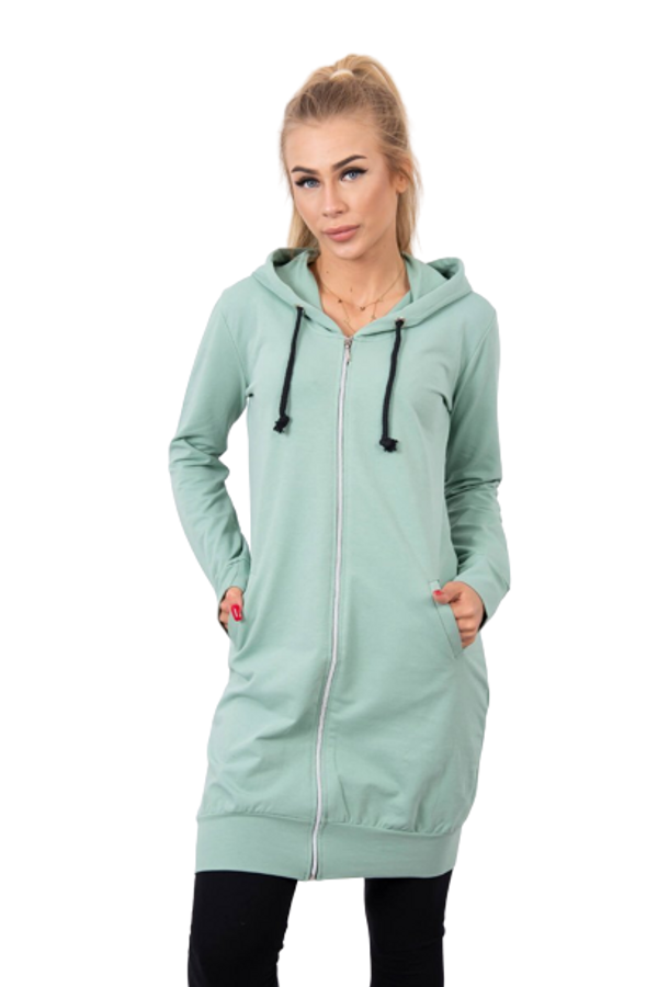 Kesi Women's long hoodie Kesi - dark mint