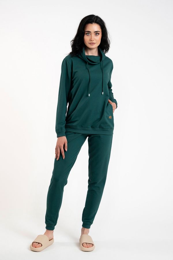 Italian Fashion Women's long-sleeved sweatshirt Malmo - green