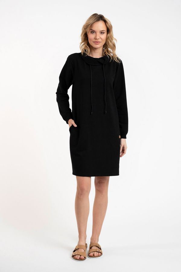 Italian Fashion Women's long-sleeved tunic Malmo - black
