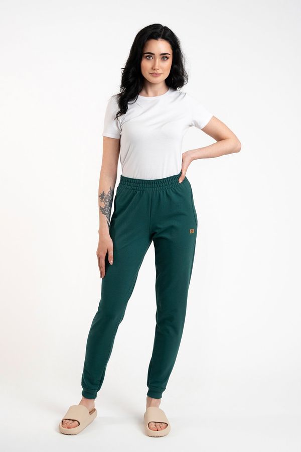 Italian Fashion Women's long trousers Malmo - green