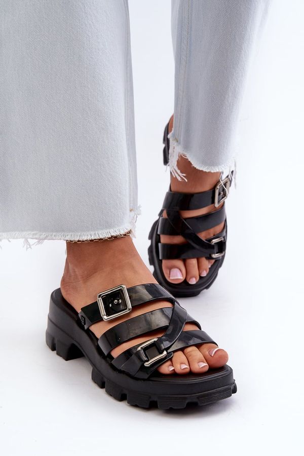 Kesi Women's low-heeled slippers ZAXY black