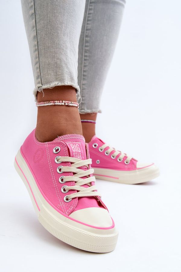 BIG STAR SHOES Women's Low-Top Sneakers Big Star Pink