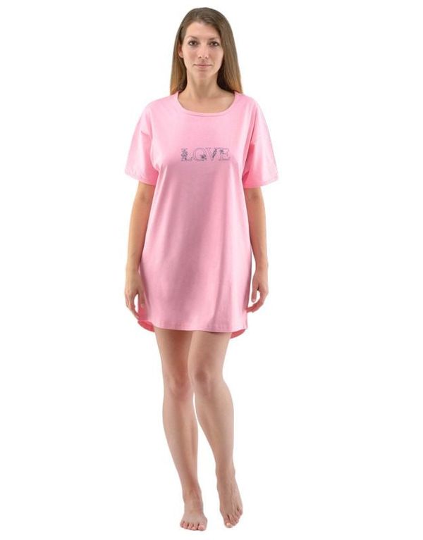 Gina Women's Maxi T-Shirt Gina pink