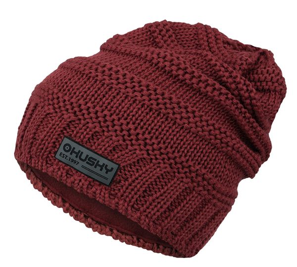 HUSKY Women's merino hat HUSKY Merhat 5 burgundy