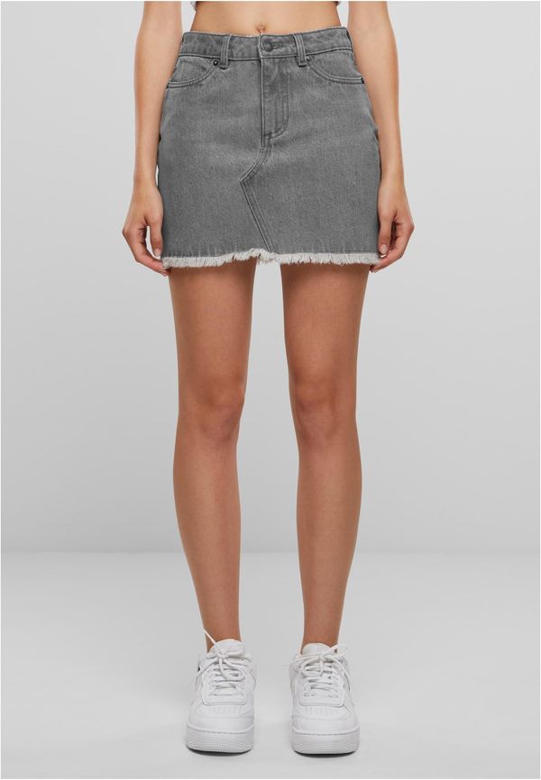 UC Ladies Women's mini denim skirt UC - grey