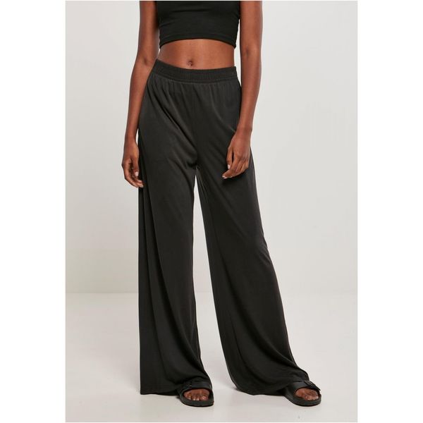 Urban Classics Women's Modal Wide Trousers Black