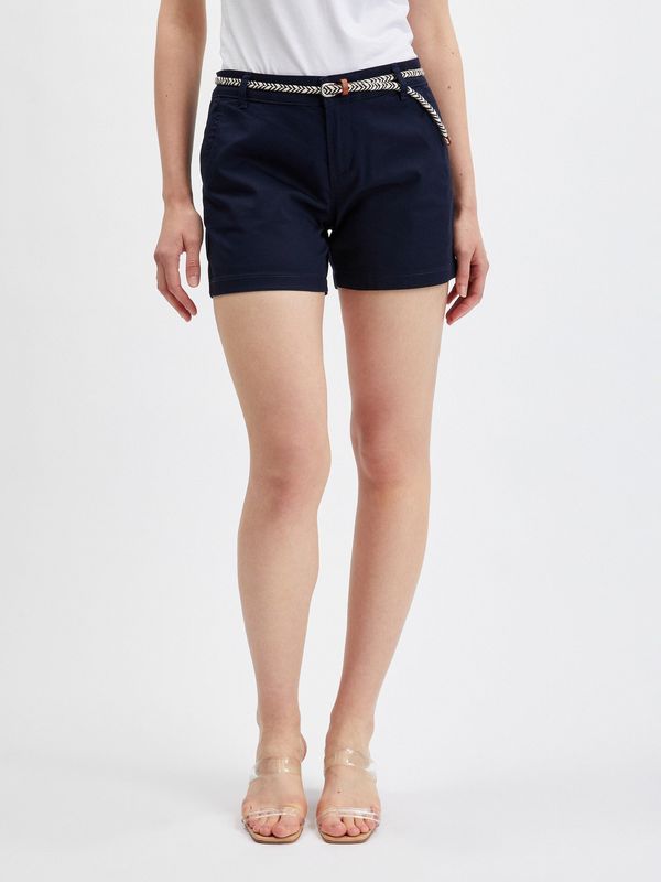 Orsay Women's Navy Blue Shorts ORSAY
