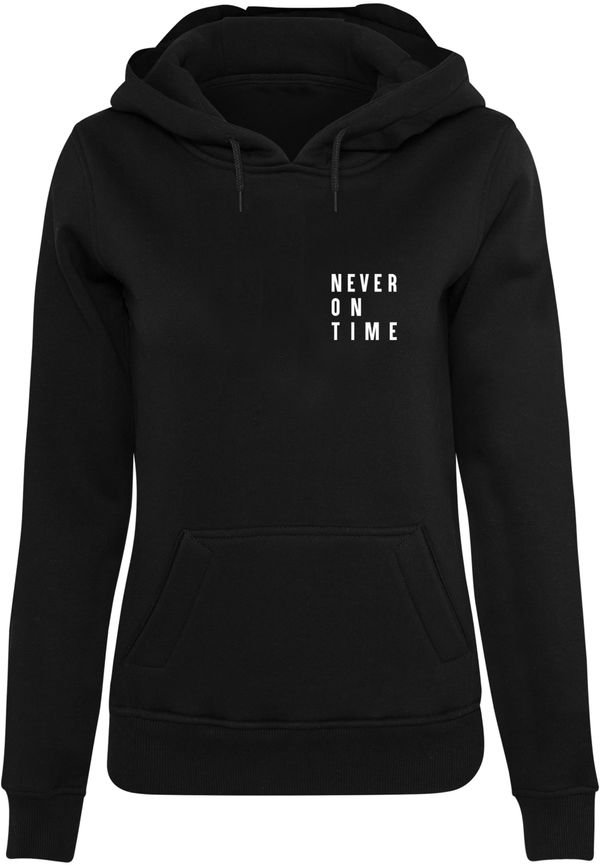 Mister Tee Women's Never On Time Hoody black