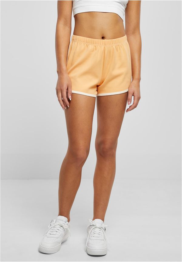 UC Ladies Women's Organic Interlock Retro Hotpants Paleo Orange/White Sand