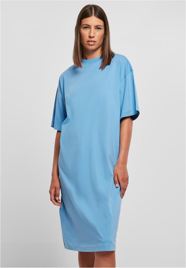 UC Ladies Women's Organic Long Oversized T-Shirt Dress horizonblue