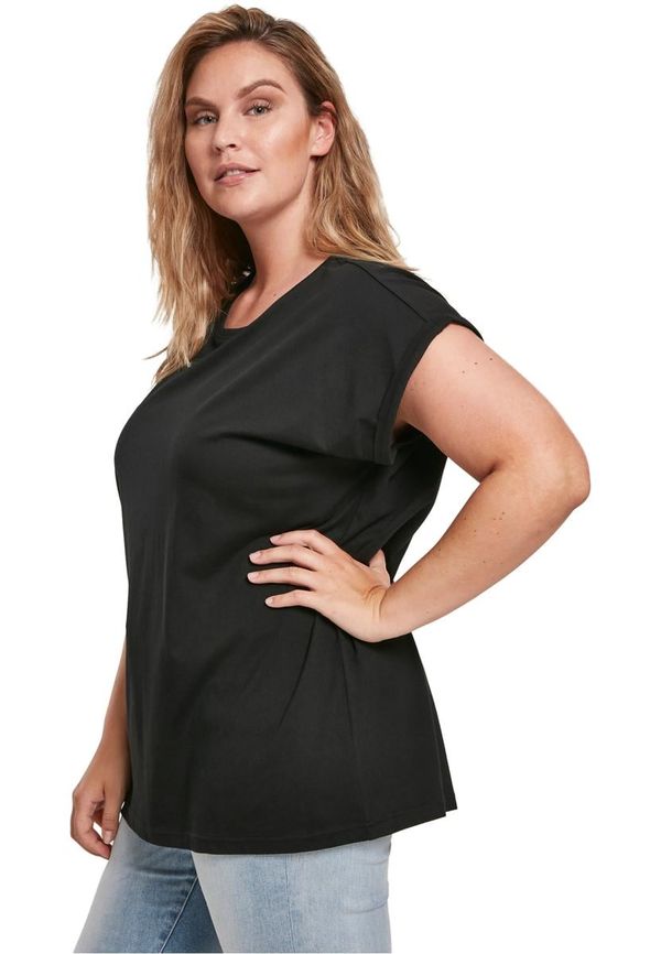 UC Ladies Women's Organic T-Shirt with Extended Shoulder Black