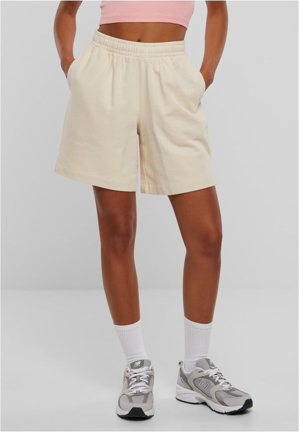 Urban Classics Women's Organic Terry Shorts - Cream