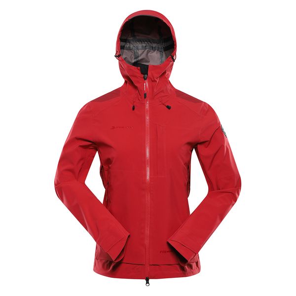 ALPINE PRO Women's outdoor jacket with ptx membrane ALPINE PRO GORA chilli