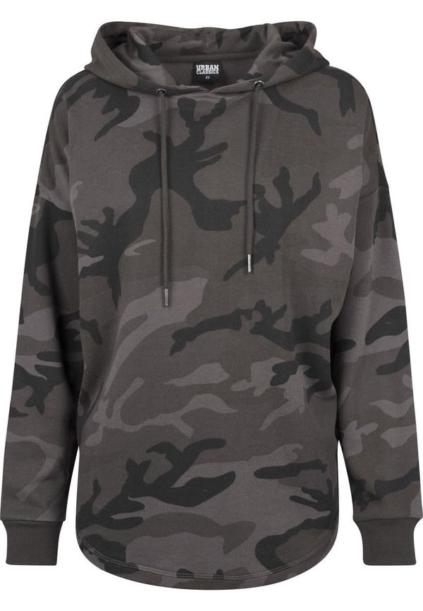 UC Ladies Women's Oversized Camo Hooded Dark Camo