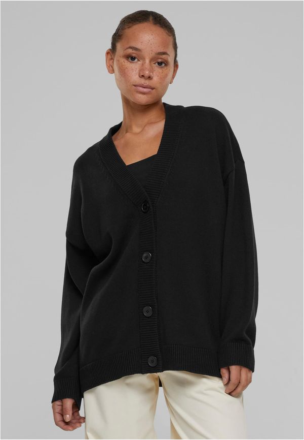 Urban Classics Women's Oversized Cardigan - Black