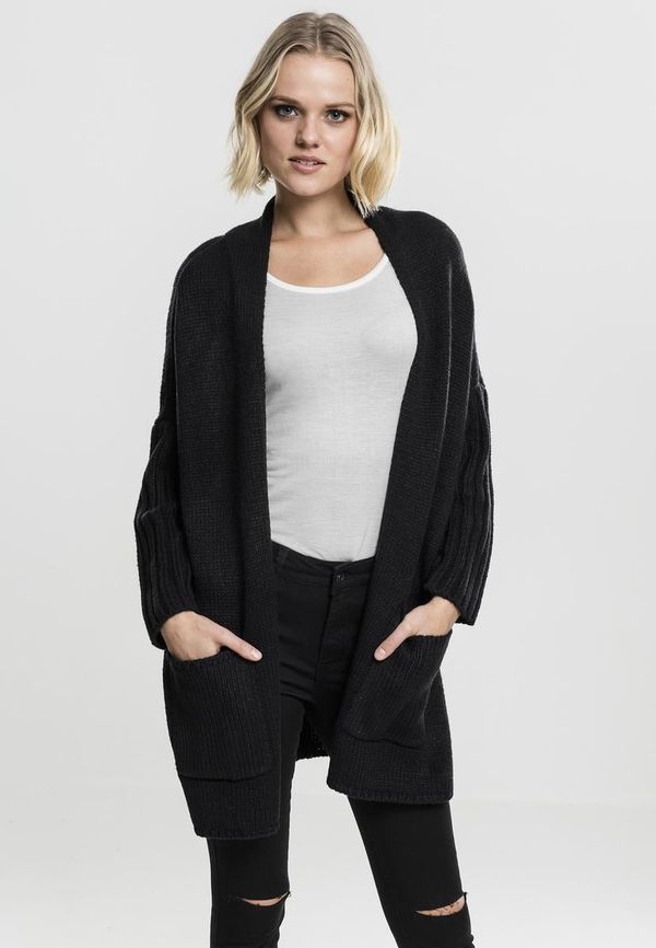 UC Ladies Women's oversized cardigan blk/blk