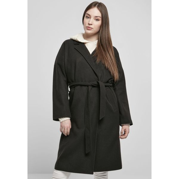 Urban Classics Women's oversized classic coat black