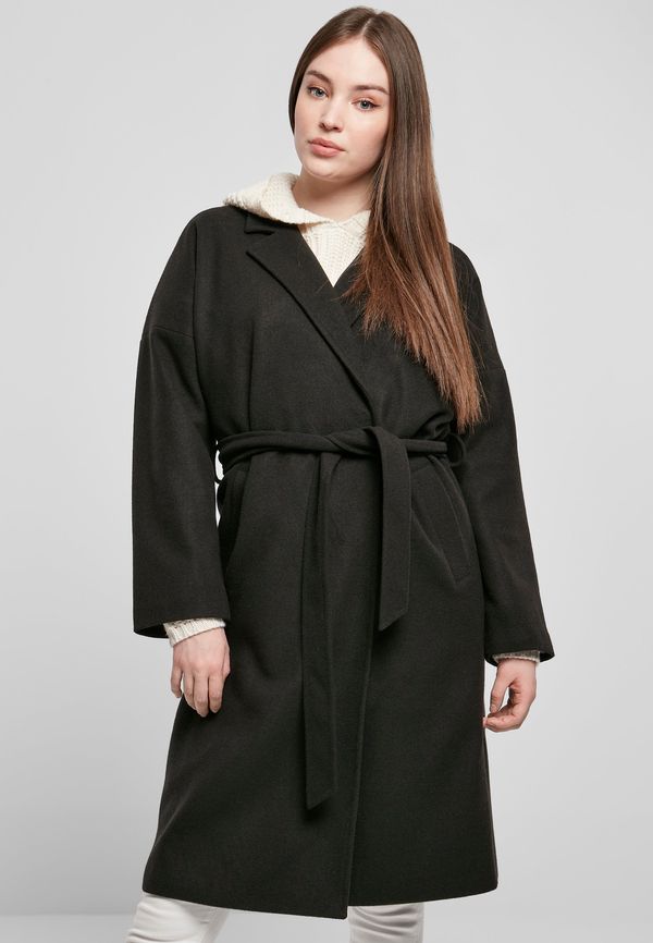 UC Ladies Women's oversized classic coat black