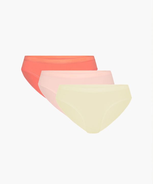 Atlantic Women's panties ATLANTIC Sport 3Pack - ecru/light coral/light pink