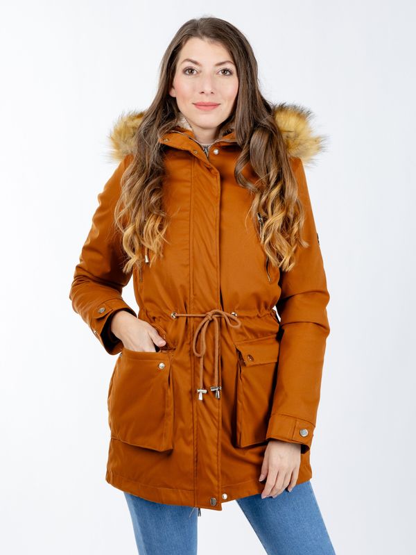 Glano Women's parka GLANO - brown