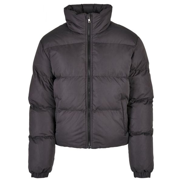 Urban Classics Women's Peached Puffer Jacket Black