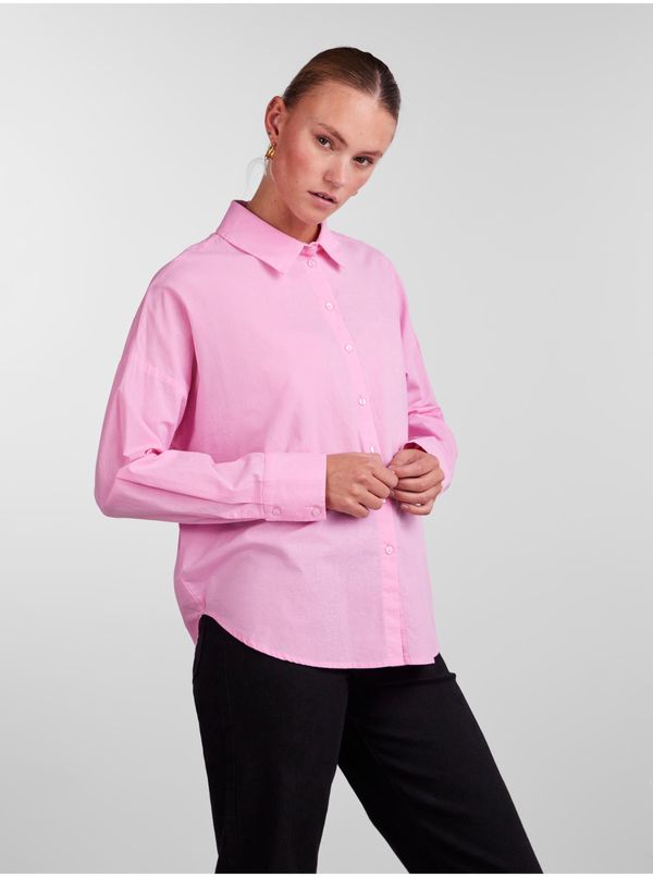 Pieces Women's Pink Shirt Pieces Tanne - Women