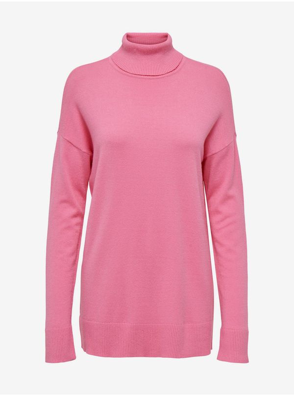 Only Women's pink turtleneck ONLY Ibi - Women