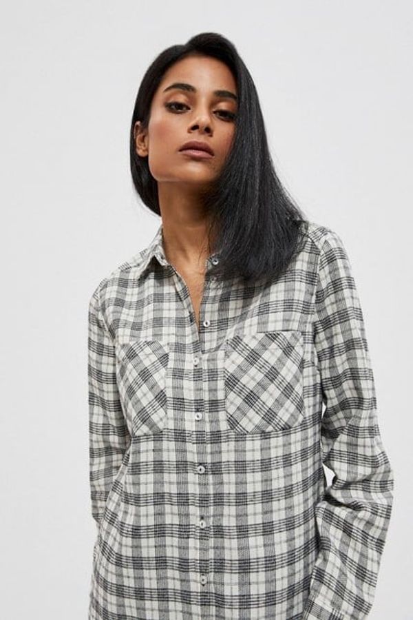 Moodo Women's plaid shirt