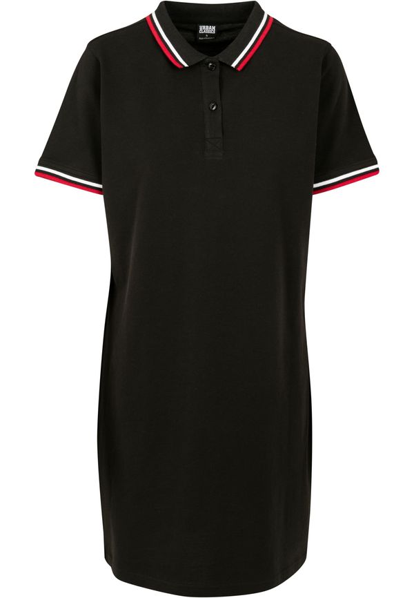 Urban Classics Women's Polo Dress, Black