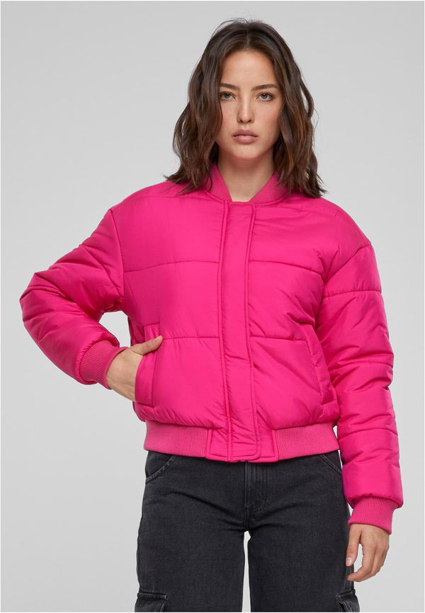 Urban Classics Women's Puffer Blouson Pink Jacket