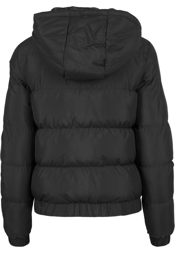 UC Ladies Women's Puffer Hooded Jacket Black