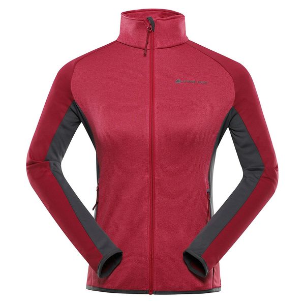 ALPINE PRO Women's quick-drying hoodie with cool-dry ALPINE PRO VORNA anemone