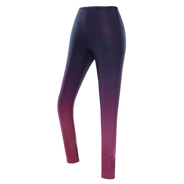 ALPINE PRO Women's quick-drying leggings ALPINE PRO ARELA neon knockout pink variant PA