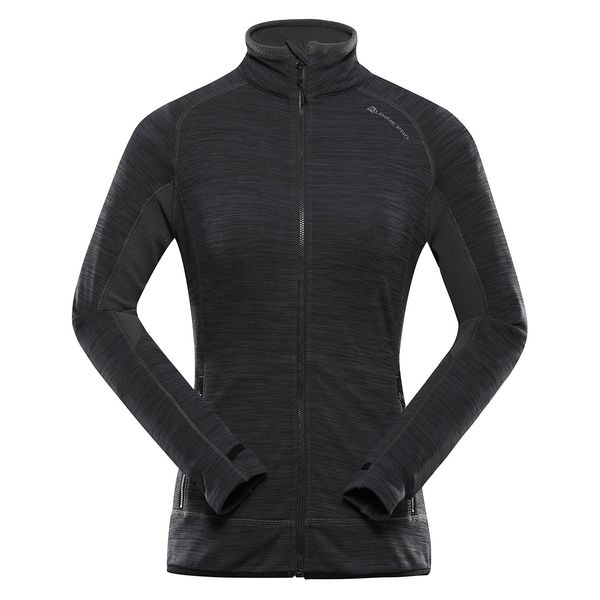 ALPINE PRO Women's quick-drying sweatshirt with cool-dry ALPINE PRO ONNECA black