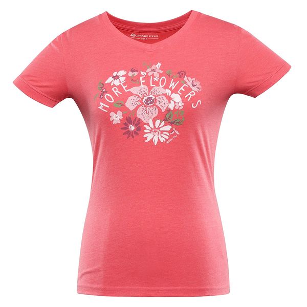 ALPINE PRO Women's quick-drying T-shirt ALPINE PRO NEGA calypso coral variant pb