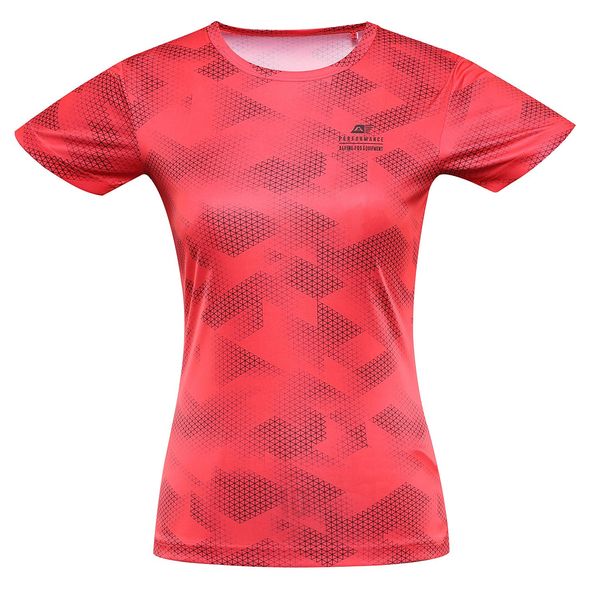 ALPINE PRO Women's quick-drying T-shirt ALPINE PRO QUATRA diva pink variant pb