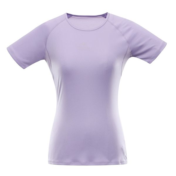 ALPINE PRO Women's quick-drying T-shirt with cool-dry ALPINE PRO PANTHERA pastel lilac