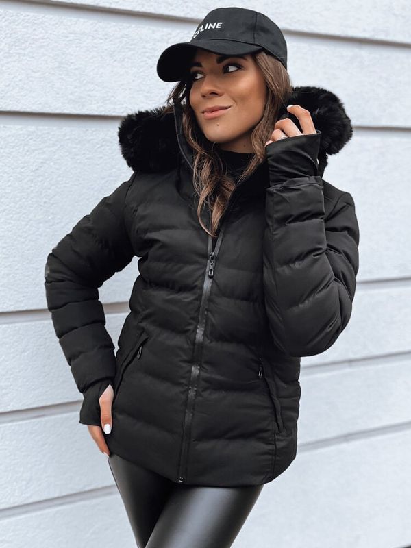 DStreet Women's quilted winter jacket VERSES black Dstreet