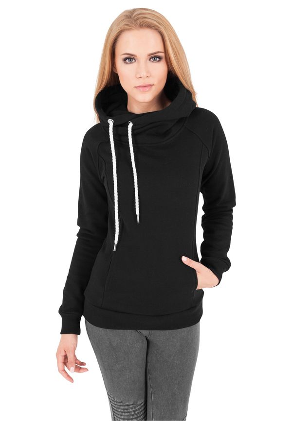UC Ladies Women's raglan hoodie in black