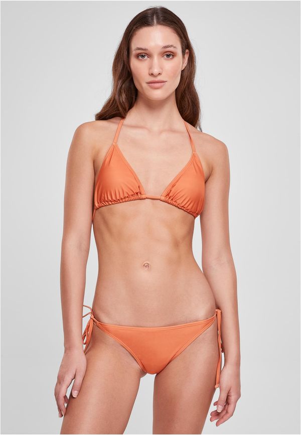 Urban Classics Women's recycled triangle bikini vintageorange