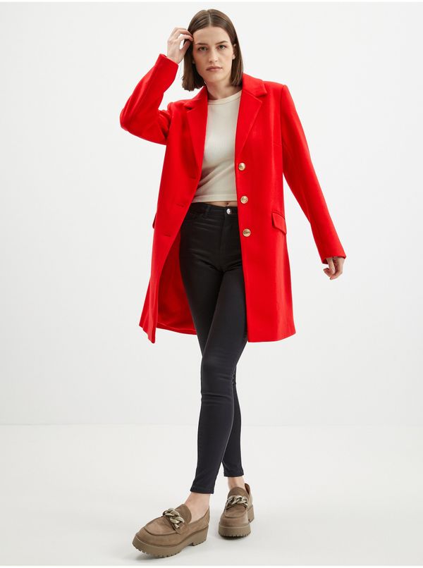 Orsay Women's red coat ORSAY