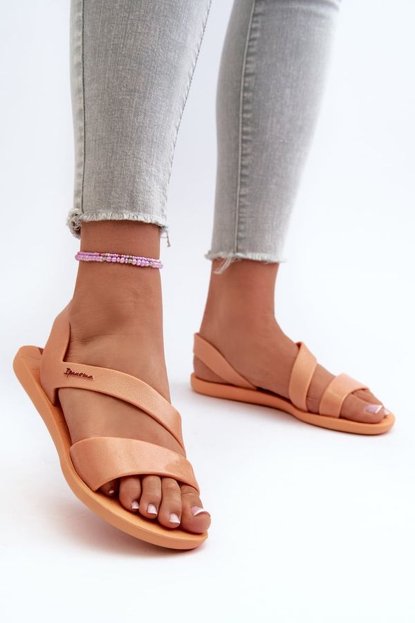 Kesi Women's sandals with glitter Ipanema Vibe Sandal Fem Orange