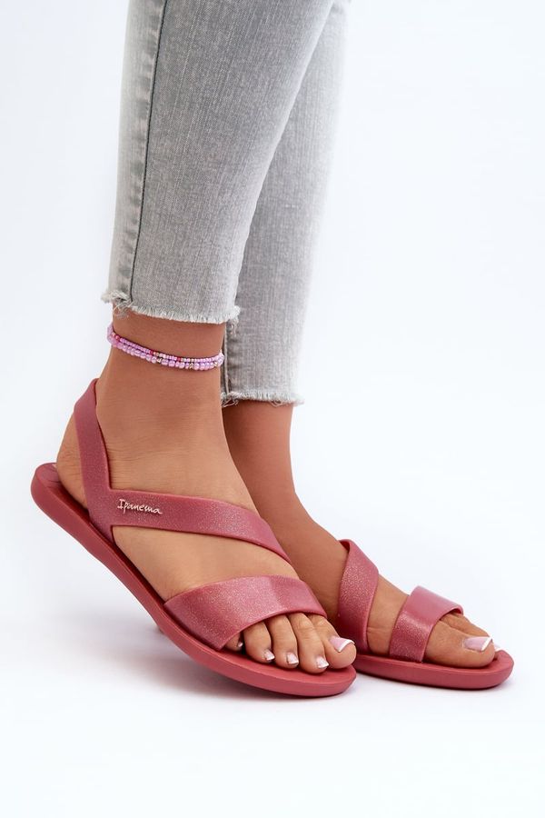 Kesi Women's sandals with glitter Ipanema Vibe Sandal Fem Pink