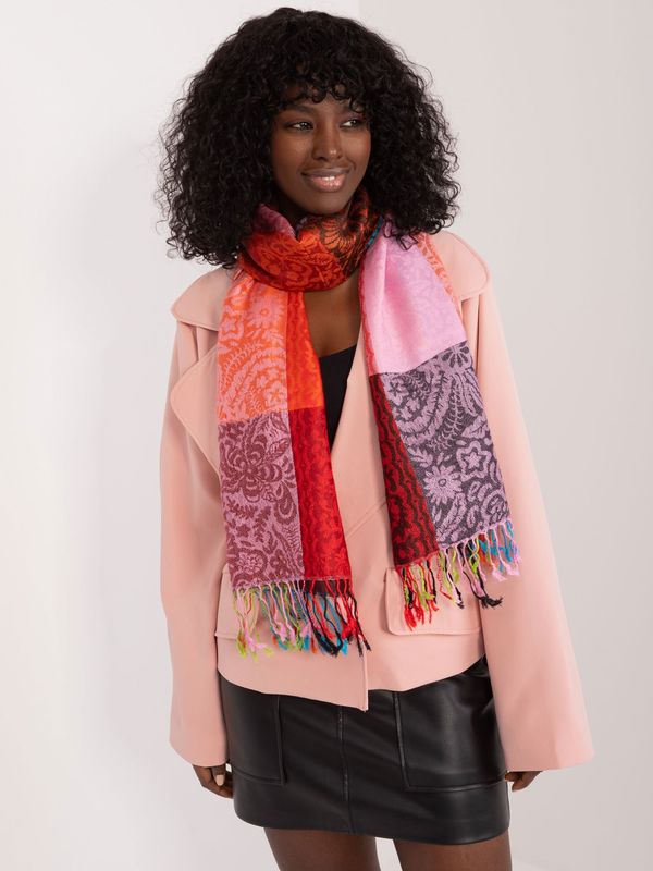 Fashionhunters Women's scarf with colorful patterns