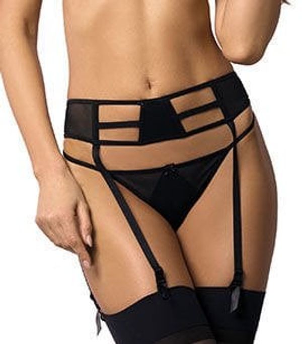 Gorteks Women's sensual garter belt Celine / PPN - black